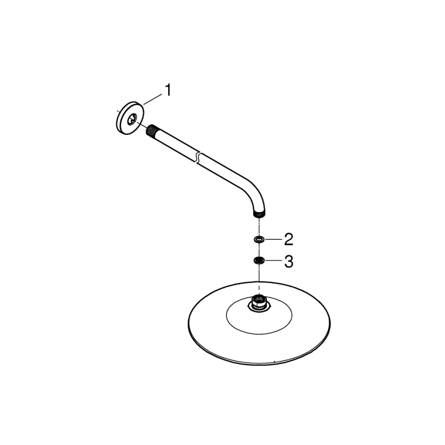 GROHE 26459000 - Glava tuša EUPHORIA 260 380 mm sjajni krom