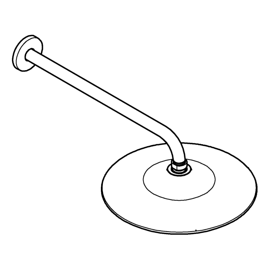 GROHE 26459000 - Glava tuša EUPHORIA 260 380 mm sjajni krom