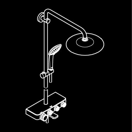 GROHE 26510000 - Sustav za tuširanje EUPHORIA SMARTCONTROL 450 mm, polirani krom