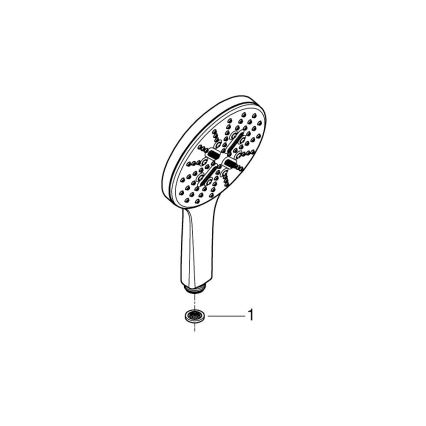 GROHE 26574LS0 - Ručna tuš glava RAINSHOWER SMARTACTIVE 130 mm bijela