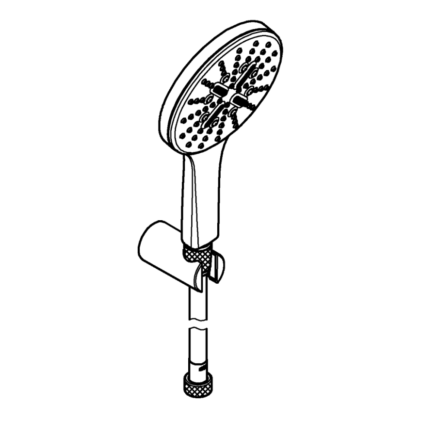 GROHE 26581000 - Tuš set RAINSHOWER SMARTACTIVE 130 1500 mm krom