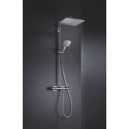 GROHE 26582000 - Ručna tuš glava RAINSHOWER SMARTACTIVE 130 CUBE polirani krom