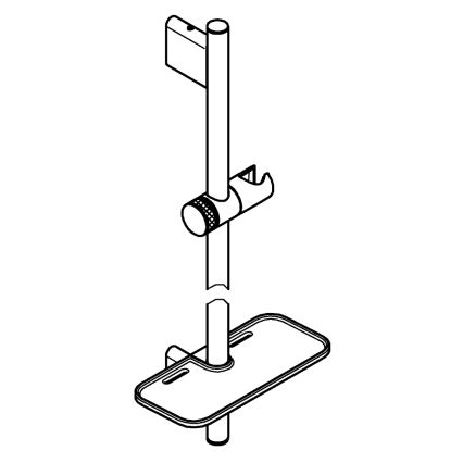 GROHE 26603DC0 - Tuš šipka RAINSHOWER SMARTACTIVE 900 mm sjajni krom