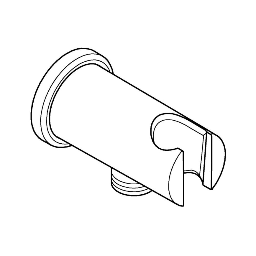 GROHE 26658000 - Zidni priključak s integriranim držačem za tuš O 48 mm krom