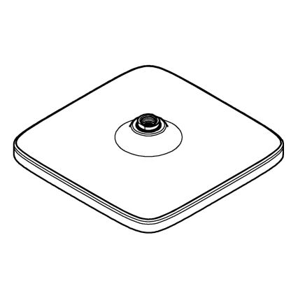 GROHE 26695000 - Glava tuša VITALIO COMFORT 250 × 250 mm sjajni krom