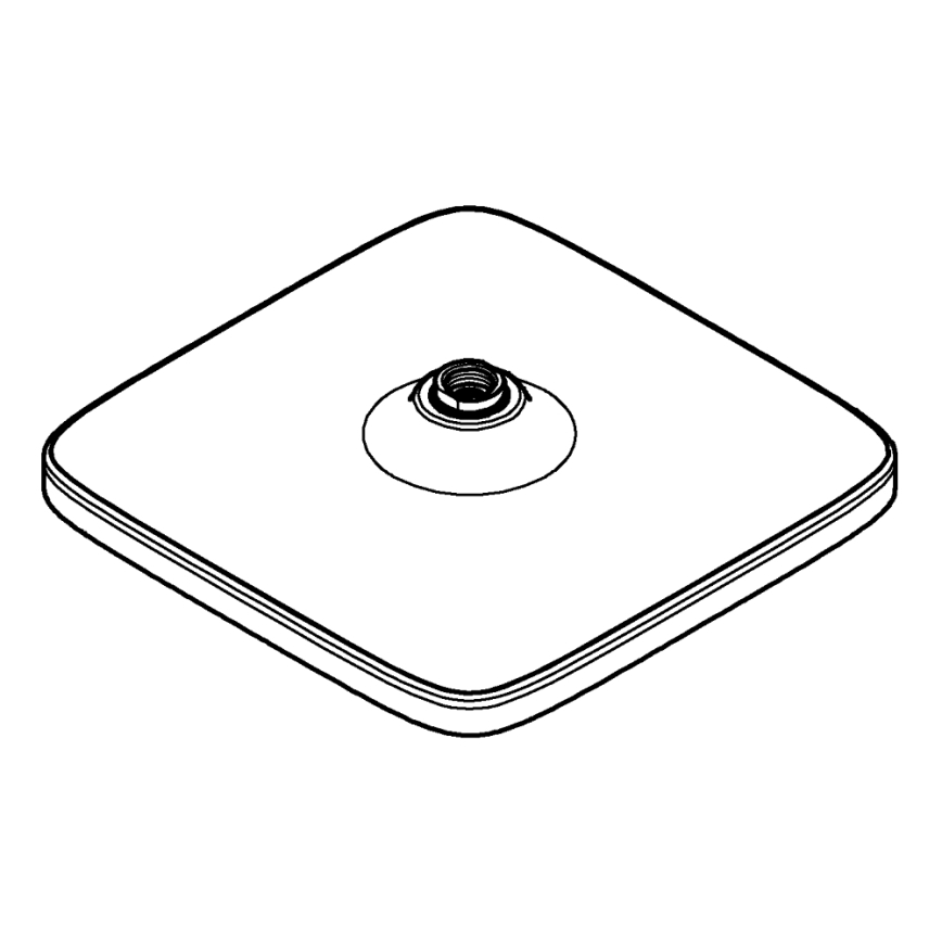 GROHE 26695000 - Glava tuša VITALIO COMFORT 250 × 250 mm sjajni krom