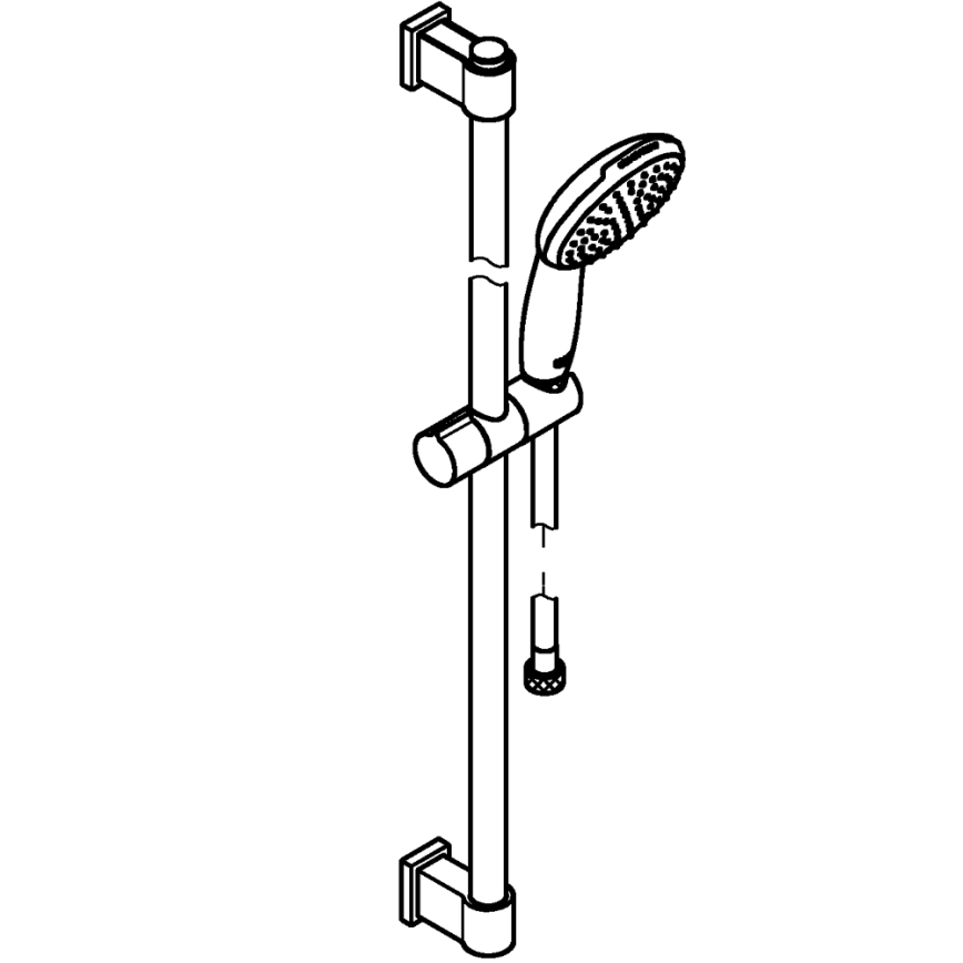 GROHE 26953001 - Tuš set VITALIO START 110, 900 mm, sjajni krom