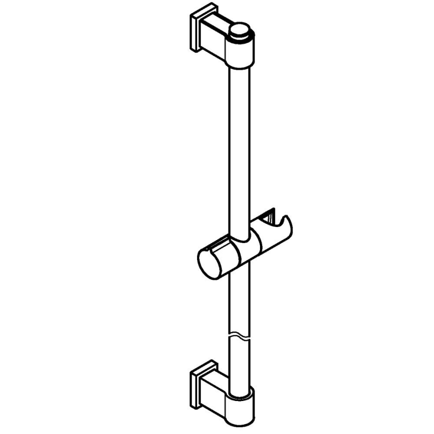 GROHE 269612431 - Nosač za tuš VITALIO UNIVERSAL 900 mm crni