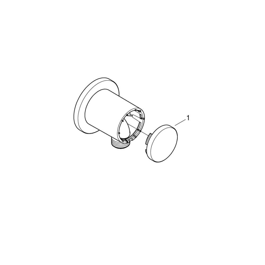 GROHE 26963001 - Zidno koljeno VITALIO UNIVERSAL 12” polirani krom