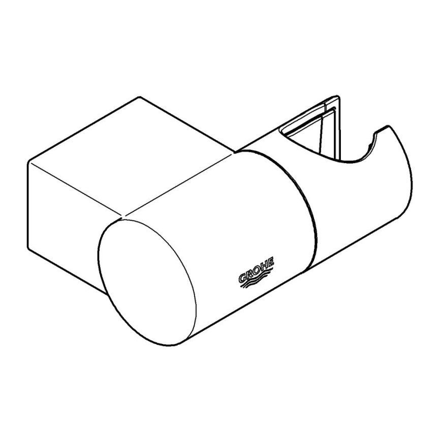 GROHE 27055000 - Zidni držač za tuš RAINSHOWER, sjajni krom