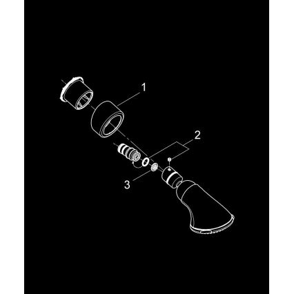 GROHE 27062000 - Glava tuša RELEXA 100 Five 95 mm sjajni krom