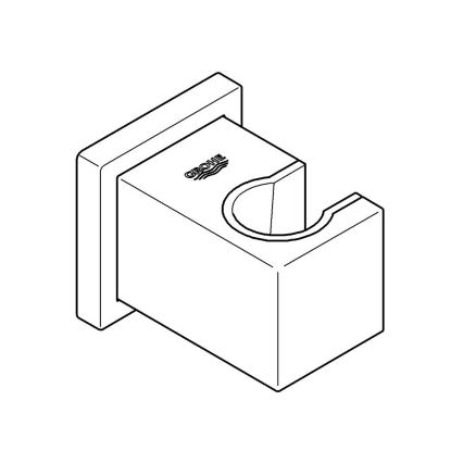 GROHE 27693000 - Zidni držač za tuš EUPHORIA CUBE polirani krom