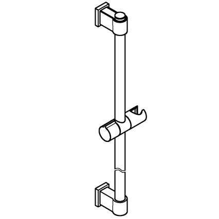GROHE 277242431 - Držač za tuš VITALIO UNIVERSAL 600 mm crni
