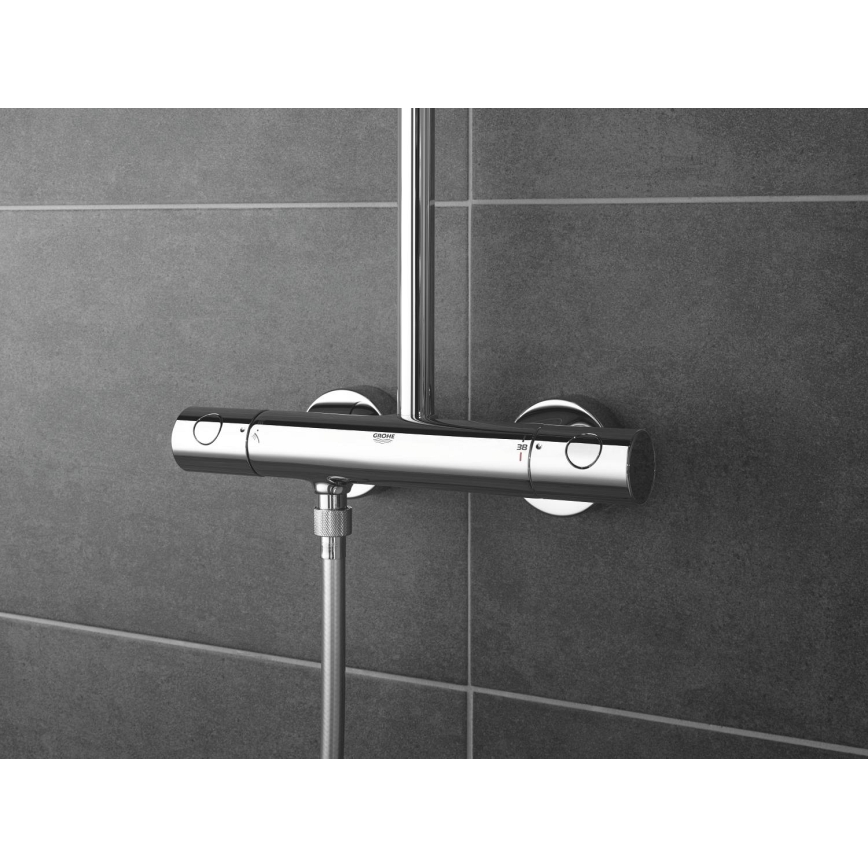 GROHE 27922001 - Set za tuš s termostatskom baterijom TEMPESTA COSMOPOLITAN 210 sjajni krom