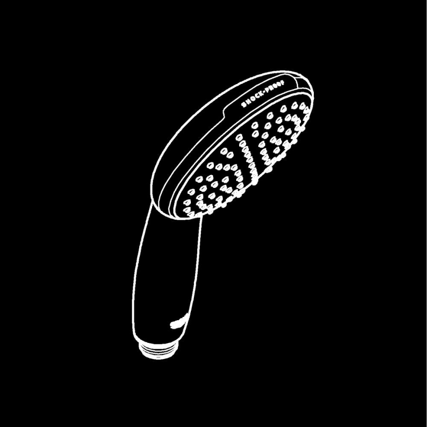 GROHE 27940001 - Ručni tuš VITALIO START 110 polirani krom