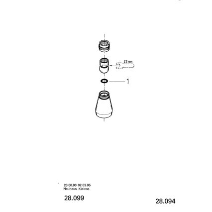 GROHE 28094000 - Tuš glava 50 mm, sjajni krom
