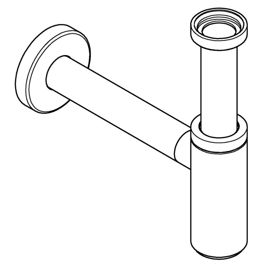 GROHE 28912DL0 - brončani sifon DN 32