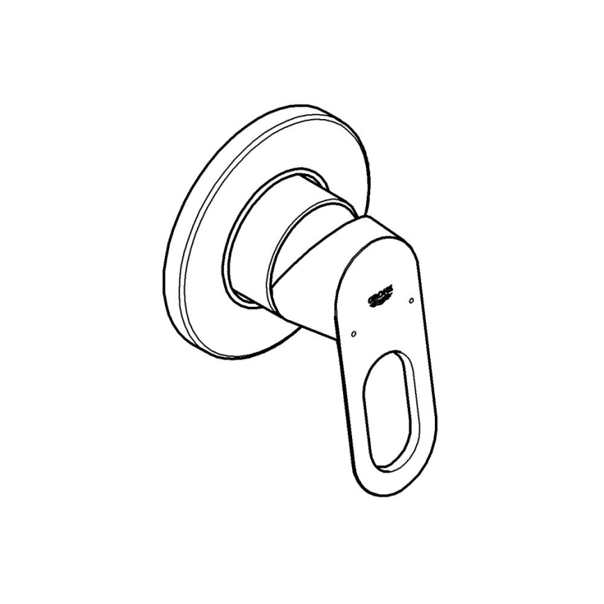 GROHE 29042000 - Tuš miješalica BAULOOP, sjajni krom