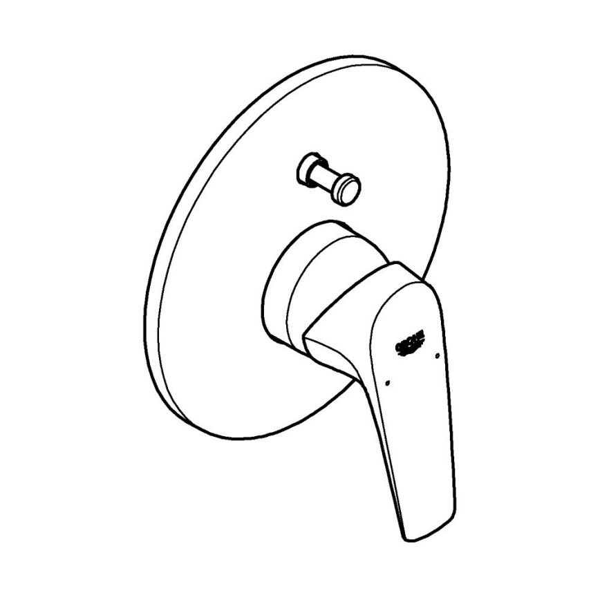 GROHE 29117000 - Miješalica za kadu LINEARE, polirani krom