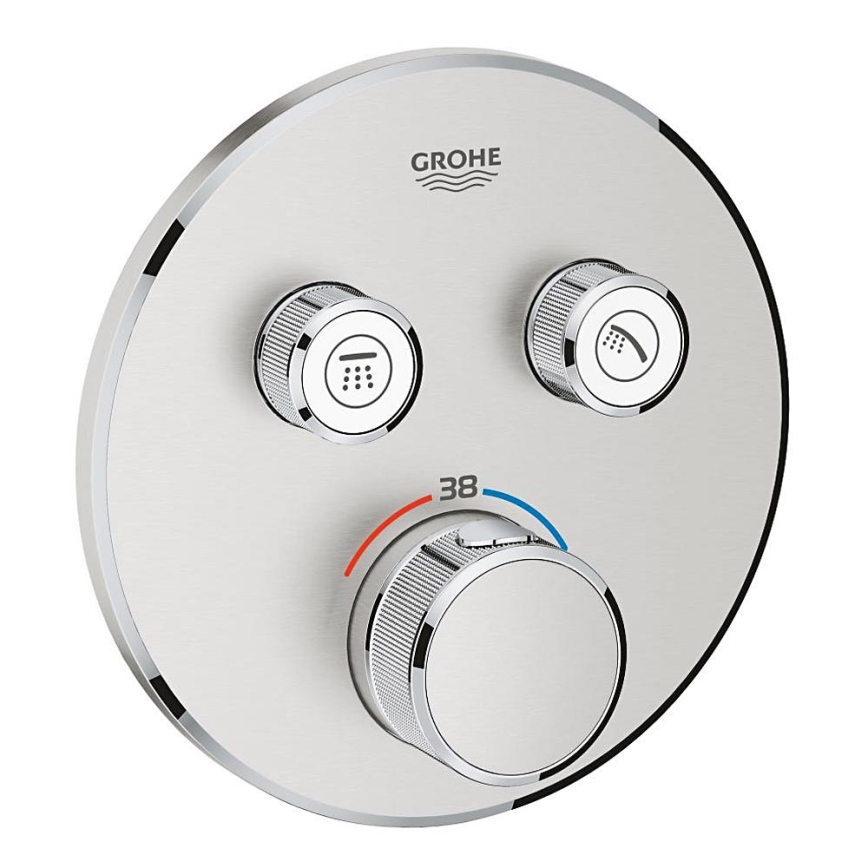 GROHE 29119DC0 - Termostatska baterija GROHTHERM SMARTCONTROL od nehrđajućeg čelika