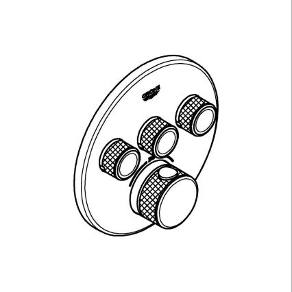 GROHE 29121GN0 - Termostatska tuš miješalica za podžbuknu ugradnju GROHTHERM SMARTCONTROL zlatna