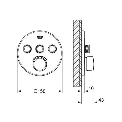 GROHE 29146000 - Miješalica SMARTCONTROL sjajni krom