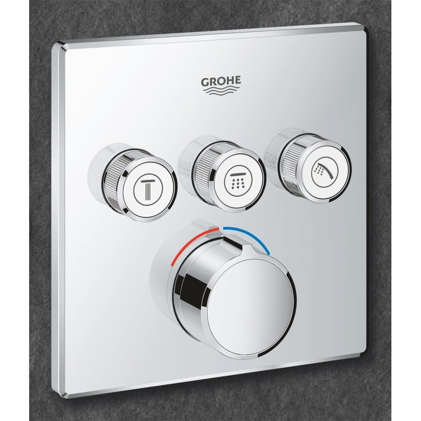 GROHE 29149000 - Poklopac za ugradbenu bateriju SMARTCONTROL 158 × 158 mm, krom