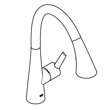 GROHE 30219002 - Elektronička kuhinjska slavina ZEDRA TOUCH sjajni krom