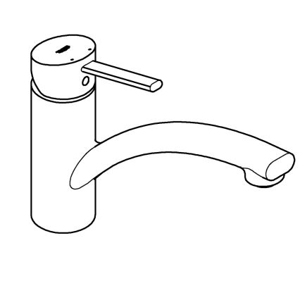 GROHE 30358000 - Kuhinjska slavina SWIFT 227 mm, sjajni krom