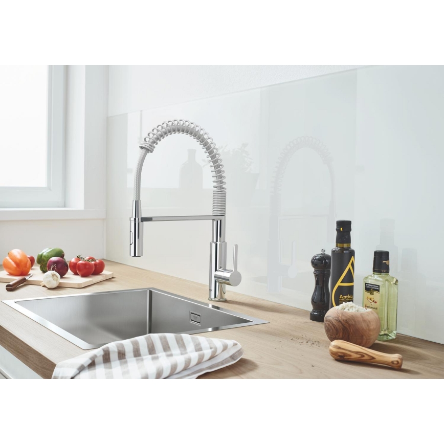 GROHE 30361000 - Kuhinjska slavina GET 455 mm, sjajni krom