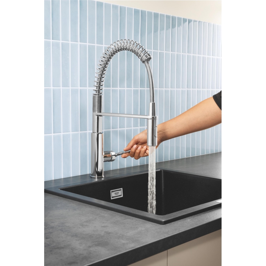 GROHE 30361000 - Kuhinjska slavina GET 455 mm, sjajni krom