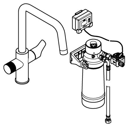 GROHE 30594000 - Kuhinjska slavina BLUE PURE Start s funkcijom filtriranja Ultrasafe, krom