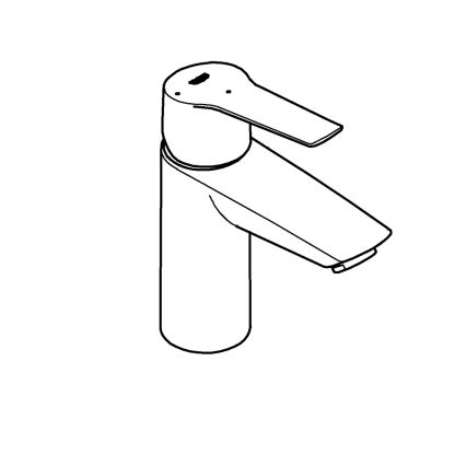 GROHE 311372432 - Umivaonska miješalica QUICKFIX START 165 mm crna