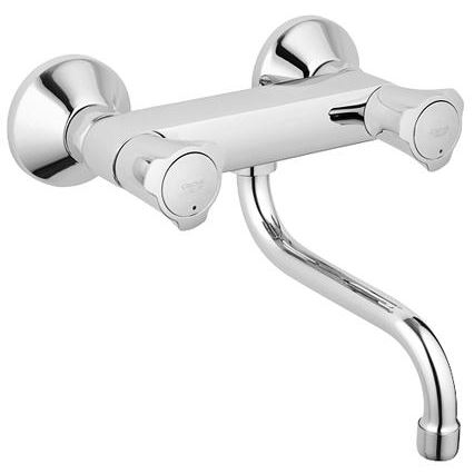 GROHE 31187001 - Zidna miješalica za sudoper COSTA L 200 mm, sjajni krom