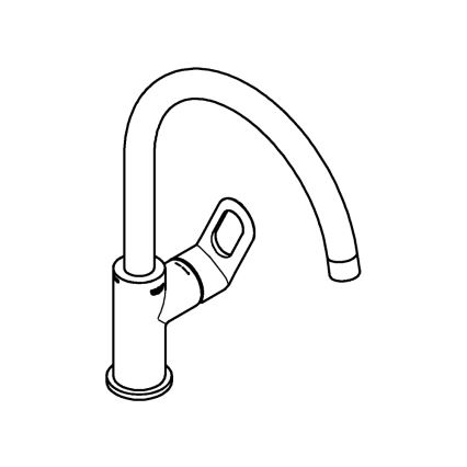 GROHE 31368000 - Kuhinjska miješalica BAULOOP 332 mm, sjajni krom
