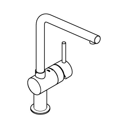 GROHE 31375000 - Kuhinjska slavina A 360 mm, sjajni krom