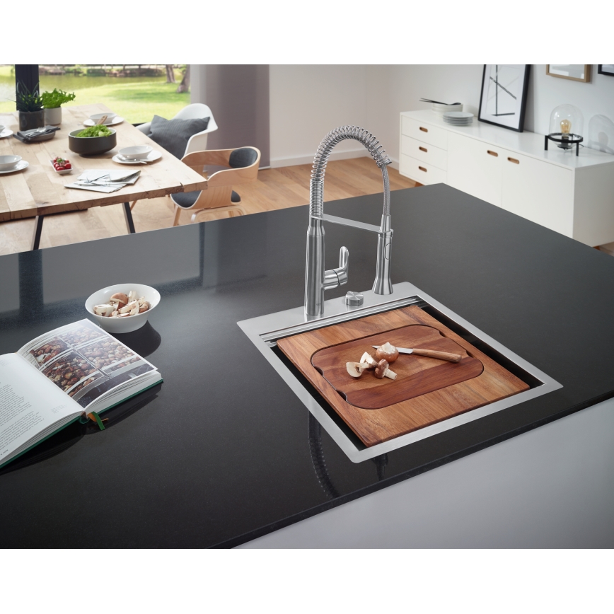 GROHE 31379DC0 - Kuhinjska slavina K7 od nehrđajućeg čelika