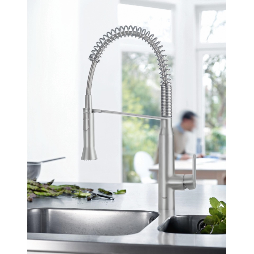 GROHE 31379DC0 - Kuhinjska slavina K7 od nehrđajućeg čelika