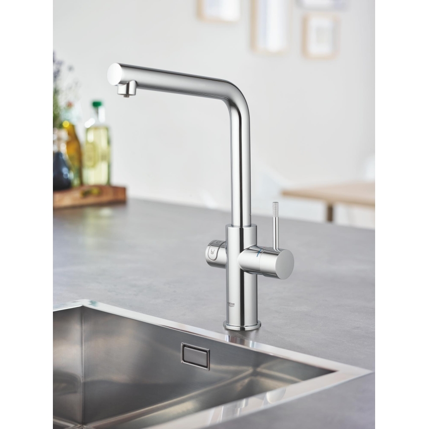 GROHE 31454001 - Kuhinjska slavina BLUE HOME L-izljev sjajni krom