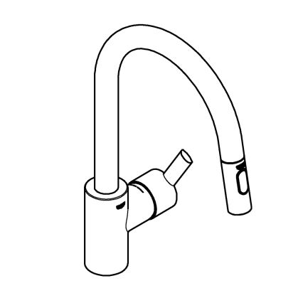 GROHE 31486001 - Miješalica za sudoper FEEL, sjajni krom