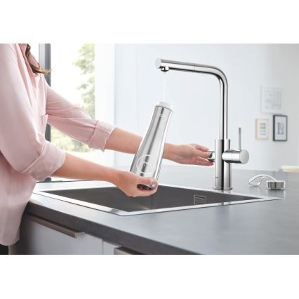 GROHE 31539000 - Miješalica za sudoper BLUE HOME L-izljev, sjajni krom