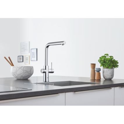 GROHE 31539000 - Miješalica za sudoper BLUE HOME L-izljev, sjajni krom