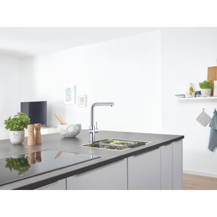GROHE 31539000 - Miješalica za sudoper BLUE HOME L-izljev, sjajni krom