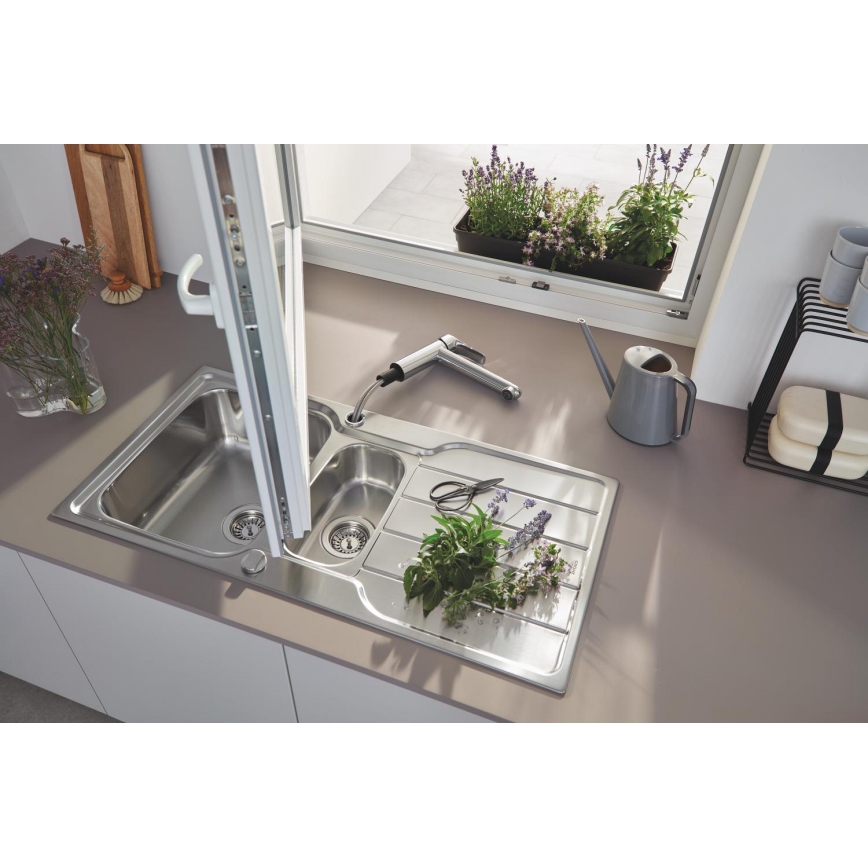 GROHE 31572SD1 - Sudoper K500 1000 × 500 mm inox