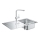 GROHE 31573SD1 -Set kuhinjskog sudopera K500 s ocjeđivačem i miješalicom A 86×50 cm inox