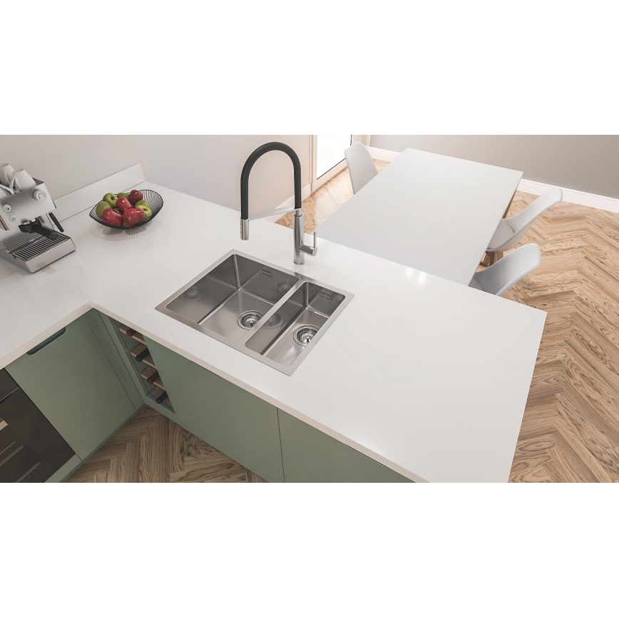 GROHE 31575SD1 - Kuhinjski sudoper K700U 760 × 450 mm od nehrđajućeg čelika