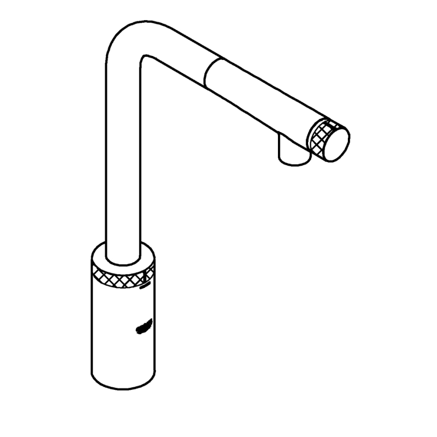 GROHE 31613DC0 - Slavina za sudoper A SmartControl, nehrđajući čelik