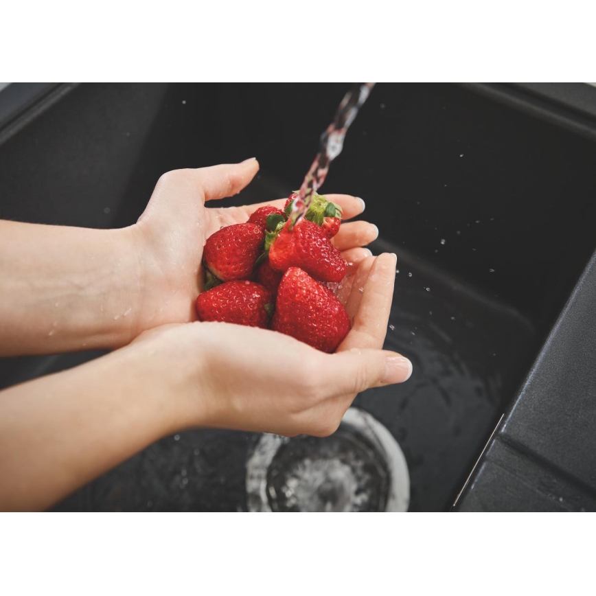 GROHE 31639AP0 - Kompozitni sudoper K400 780 × 500 mm, crne boje