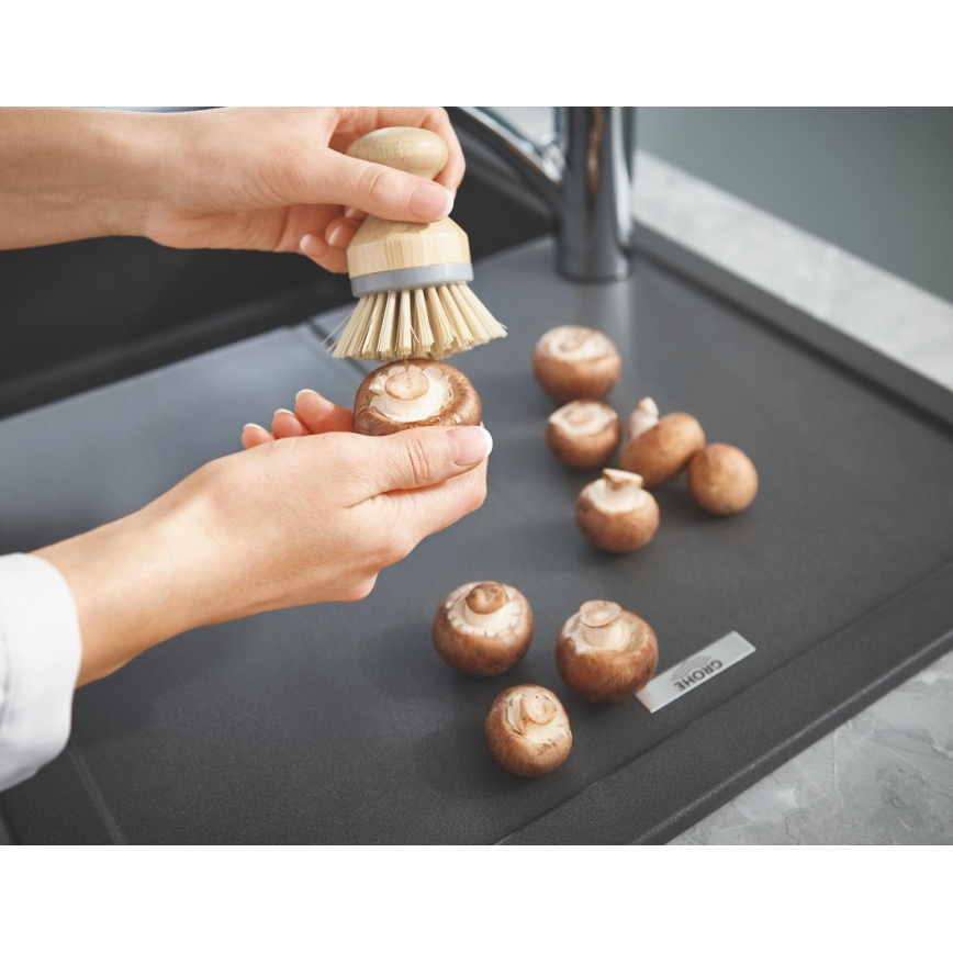 GROHE 31639AP0 - Sudoper K400 780 × 500 mm kamen/crna