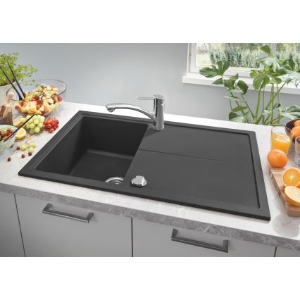 GROHE 31640AP0 - Kompozitni sudoper K400 860 × 500 mm crni